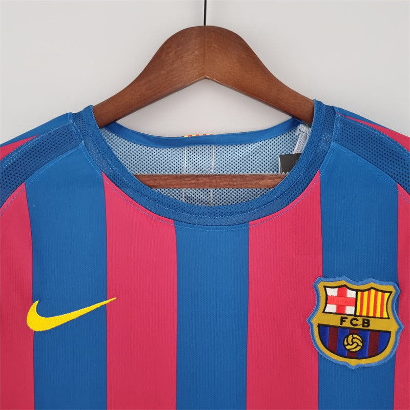 Barcelona Retro Version 2005/06 Manga Larga