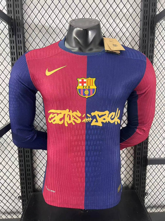 Barcelona Player Version 24/25 Travis Scott - Manga Larga