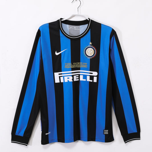 Inter Milan Retro Version 09/10 - Manga Larga, Champions League Final